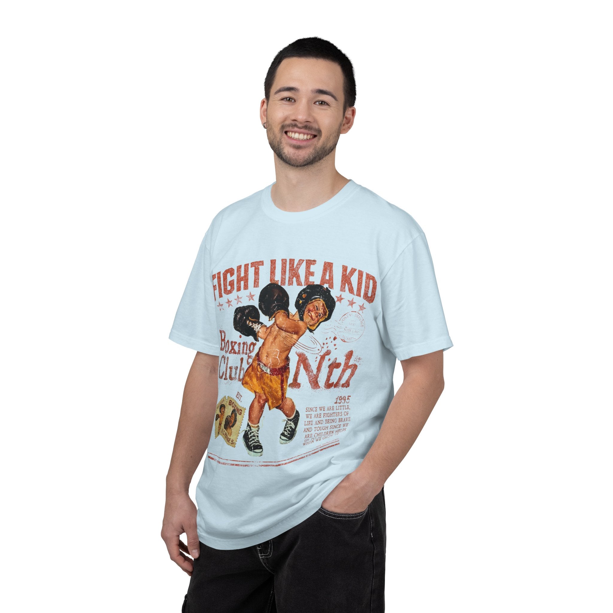 Fight Like a Kid Boxing Club T-shirt | Vintage Boxing Graphic