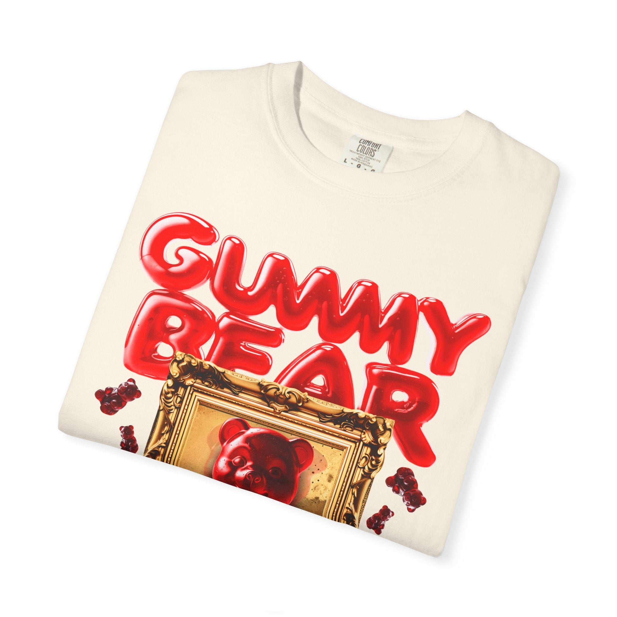 Gummy Bear Portrait T-shirt | Red Candy Illustration
