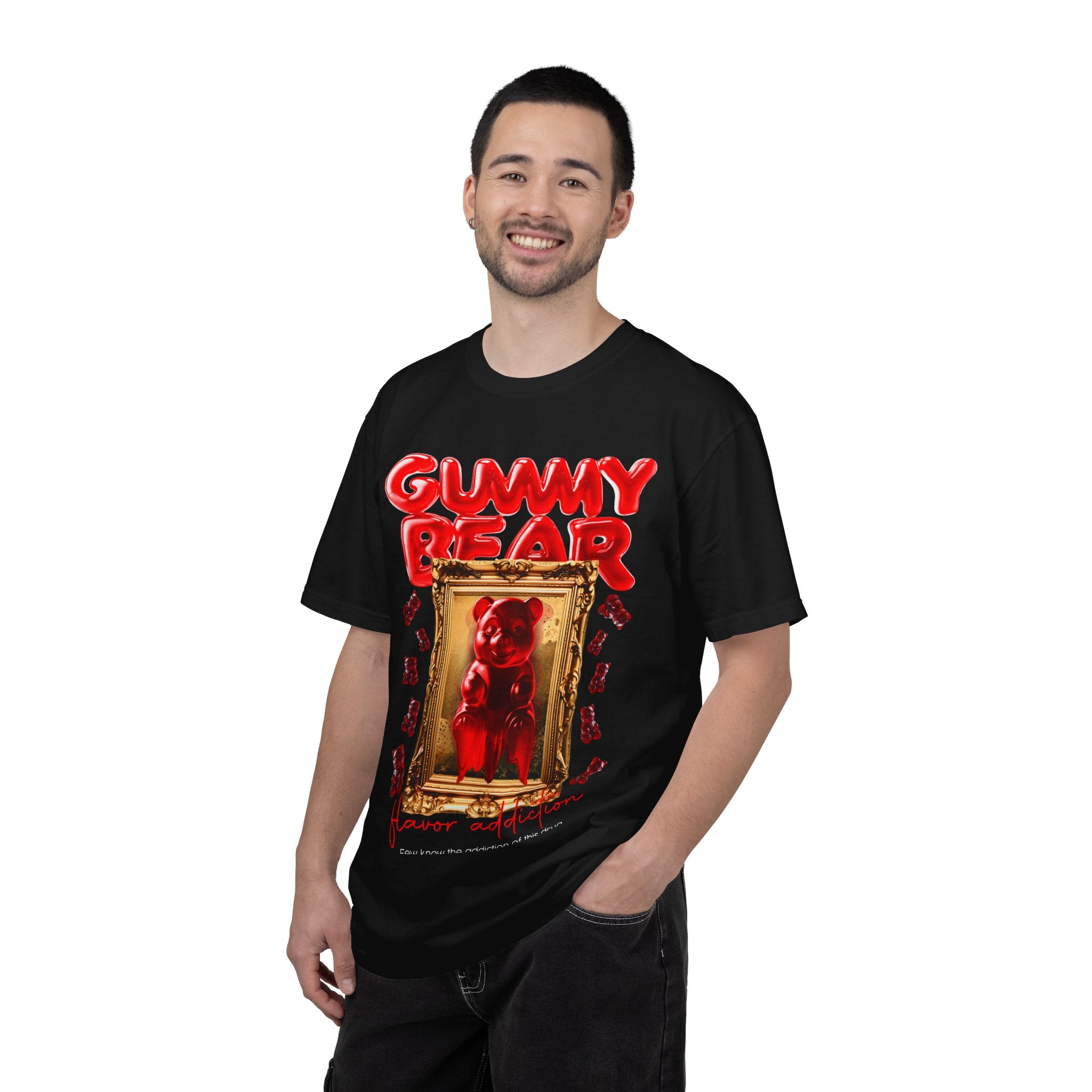 Gummy Bear Portrait T-shirt | Red Candy Illustration