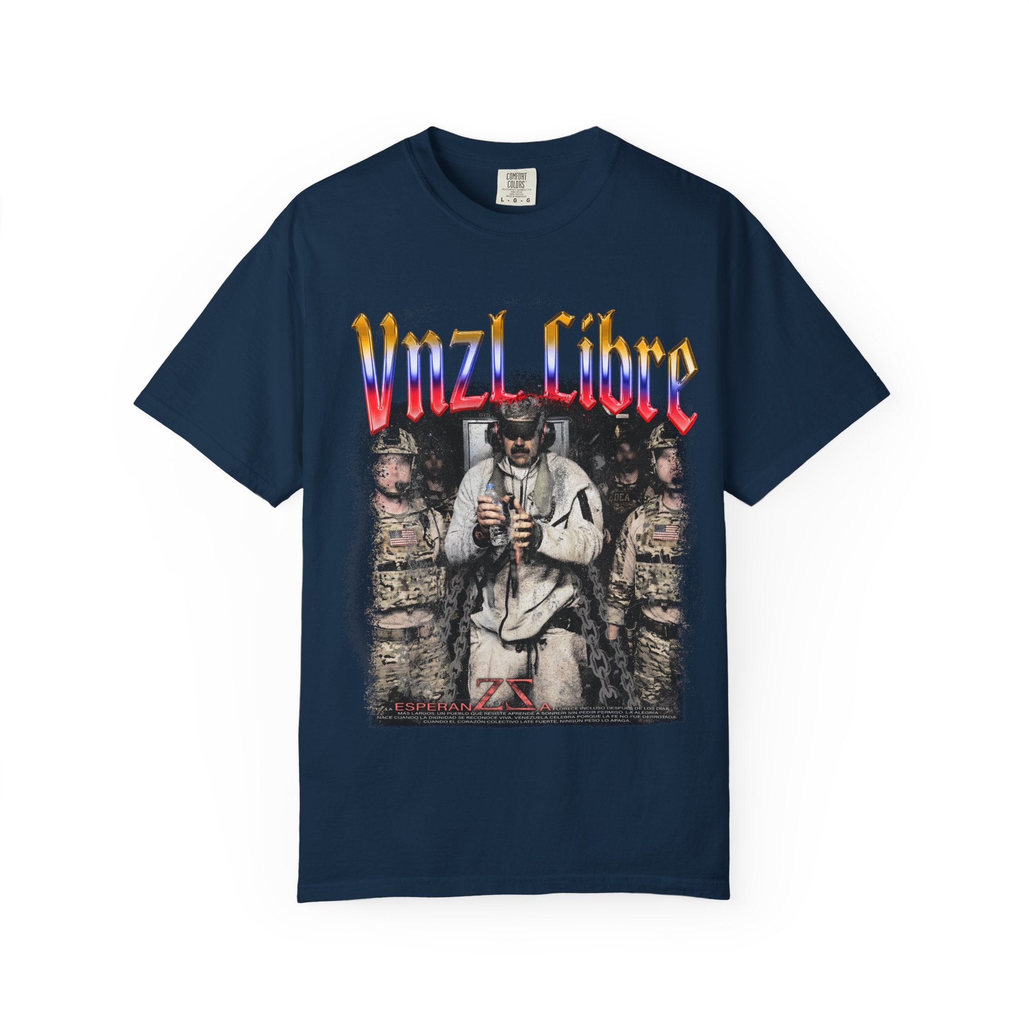 VnzL Libre graphic T-shirt | Date backprint 03-01-2026