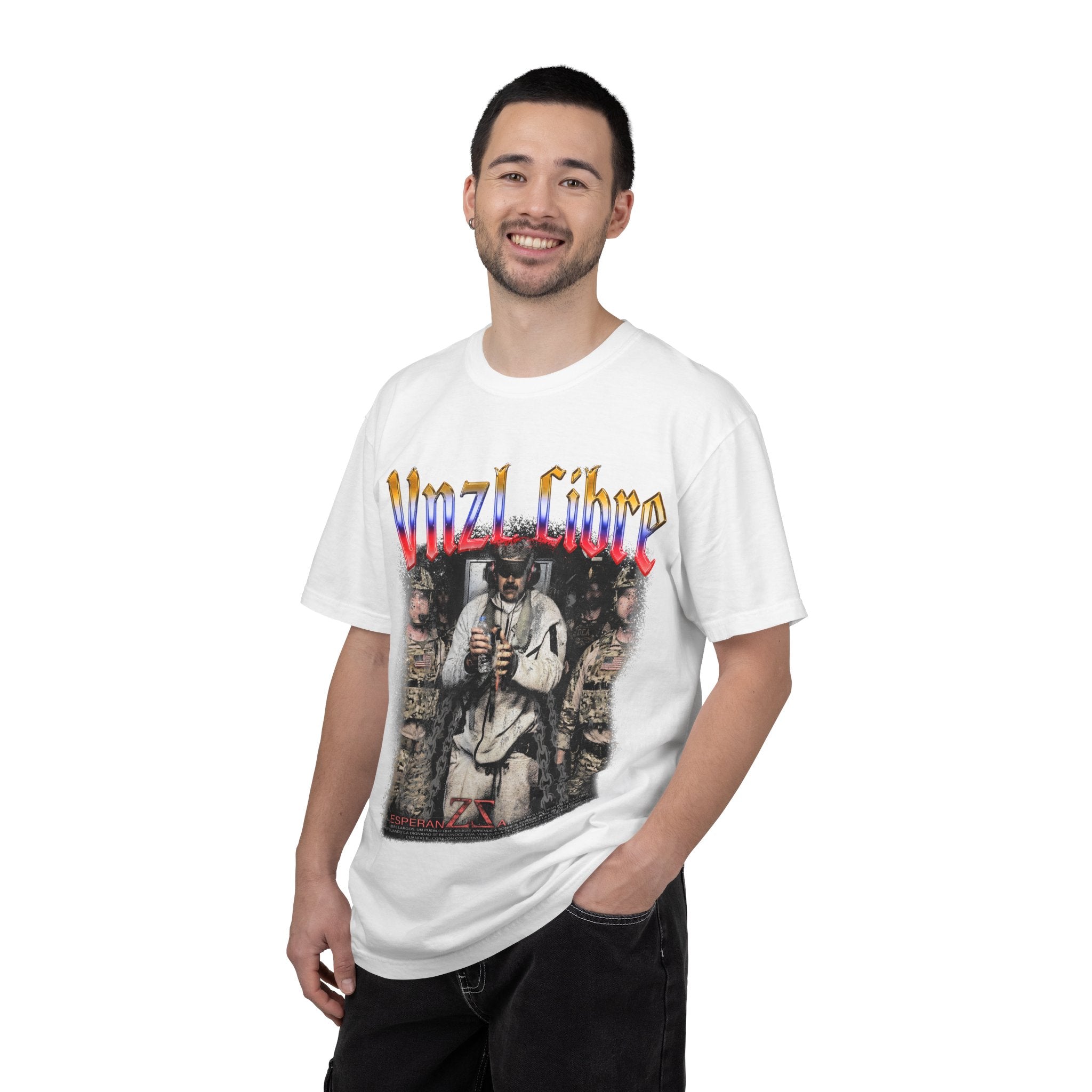 VnzL Libre graphic T-shirt | Date backprint 03-01-2026