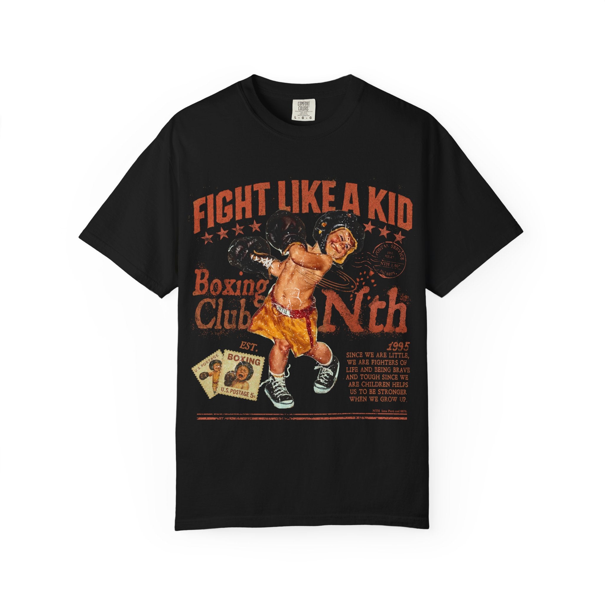Fight Like a Kid Boxing Club T-shirt | Vintage Boxing Graphic
