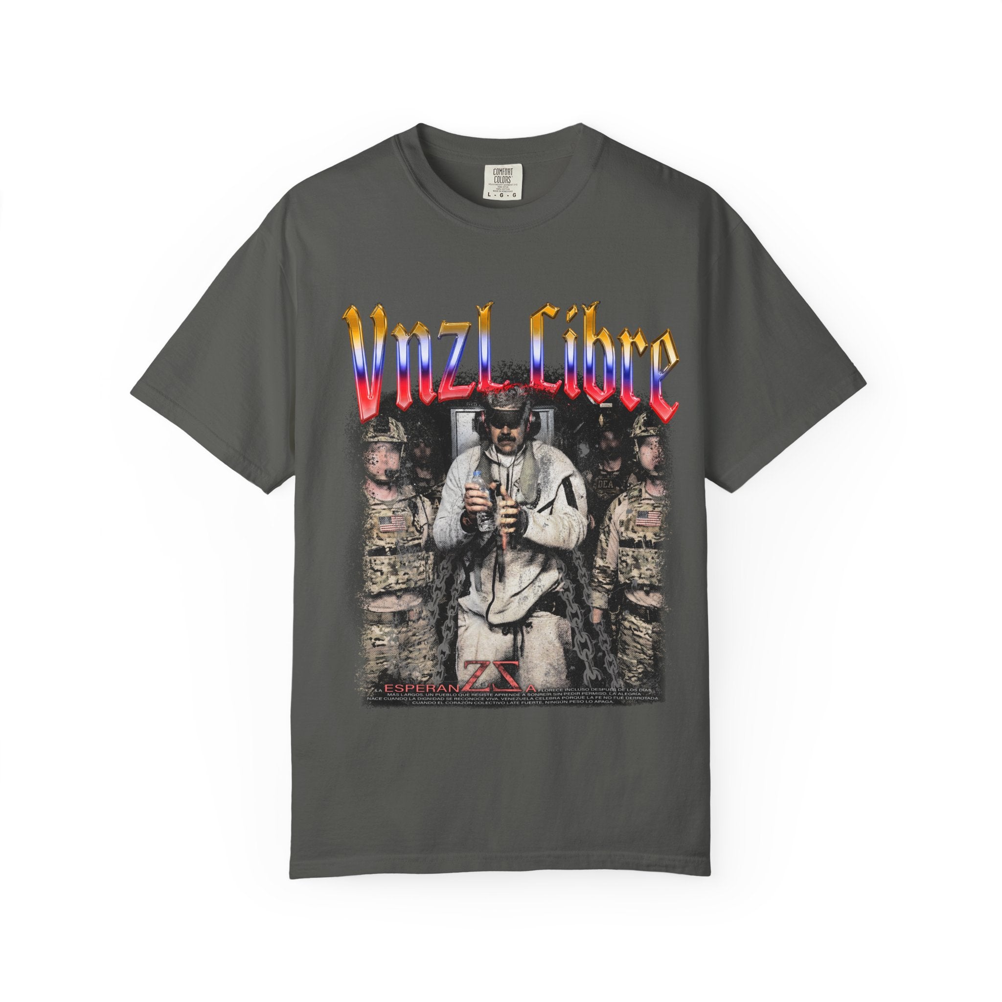 VnzL Libre graphic T-shirt | Date backprint 03-01-2026