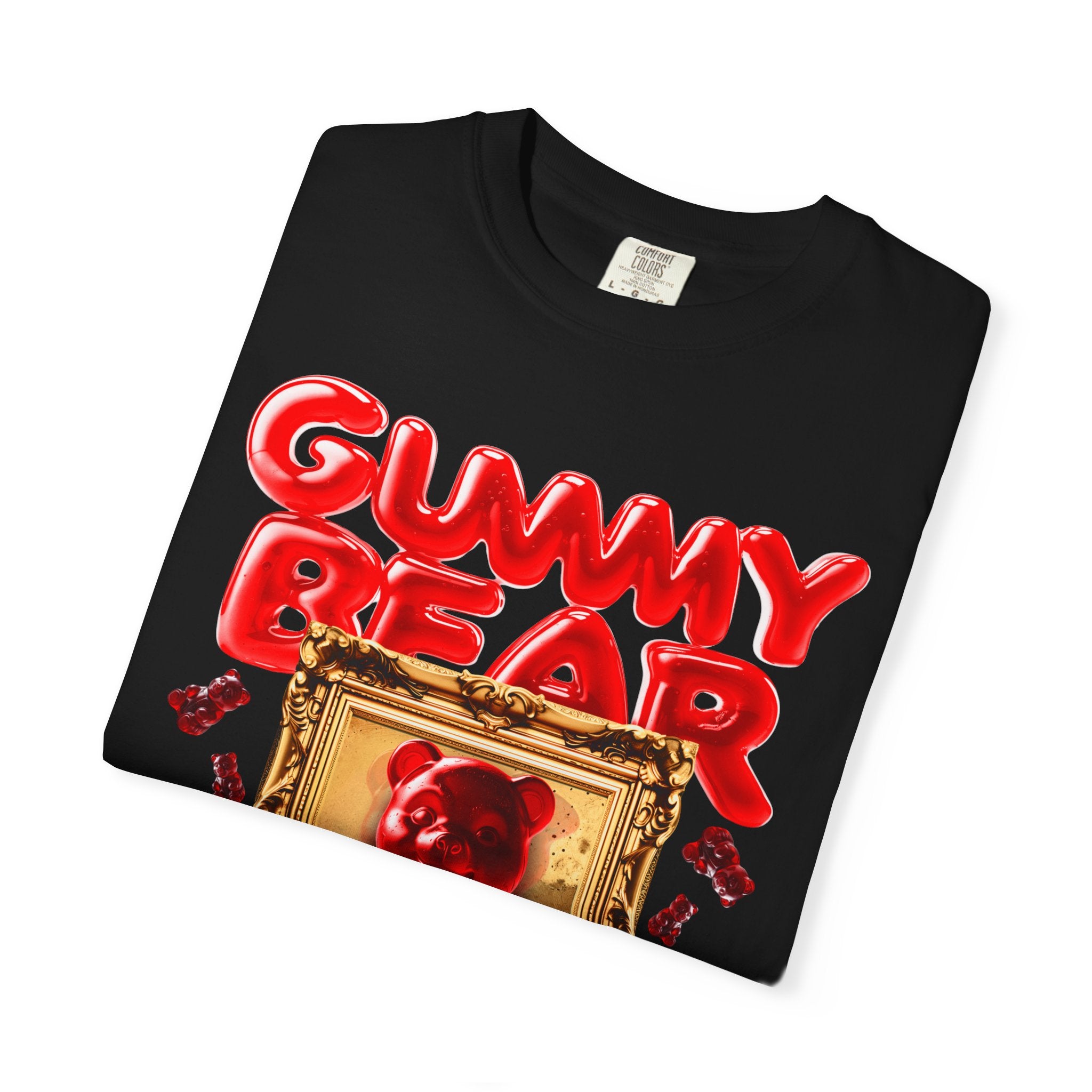 Gummy Bear Portrait T-shirt | Red Candy Illustration